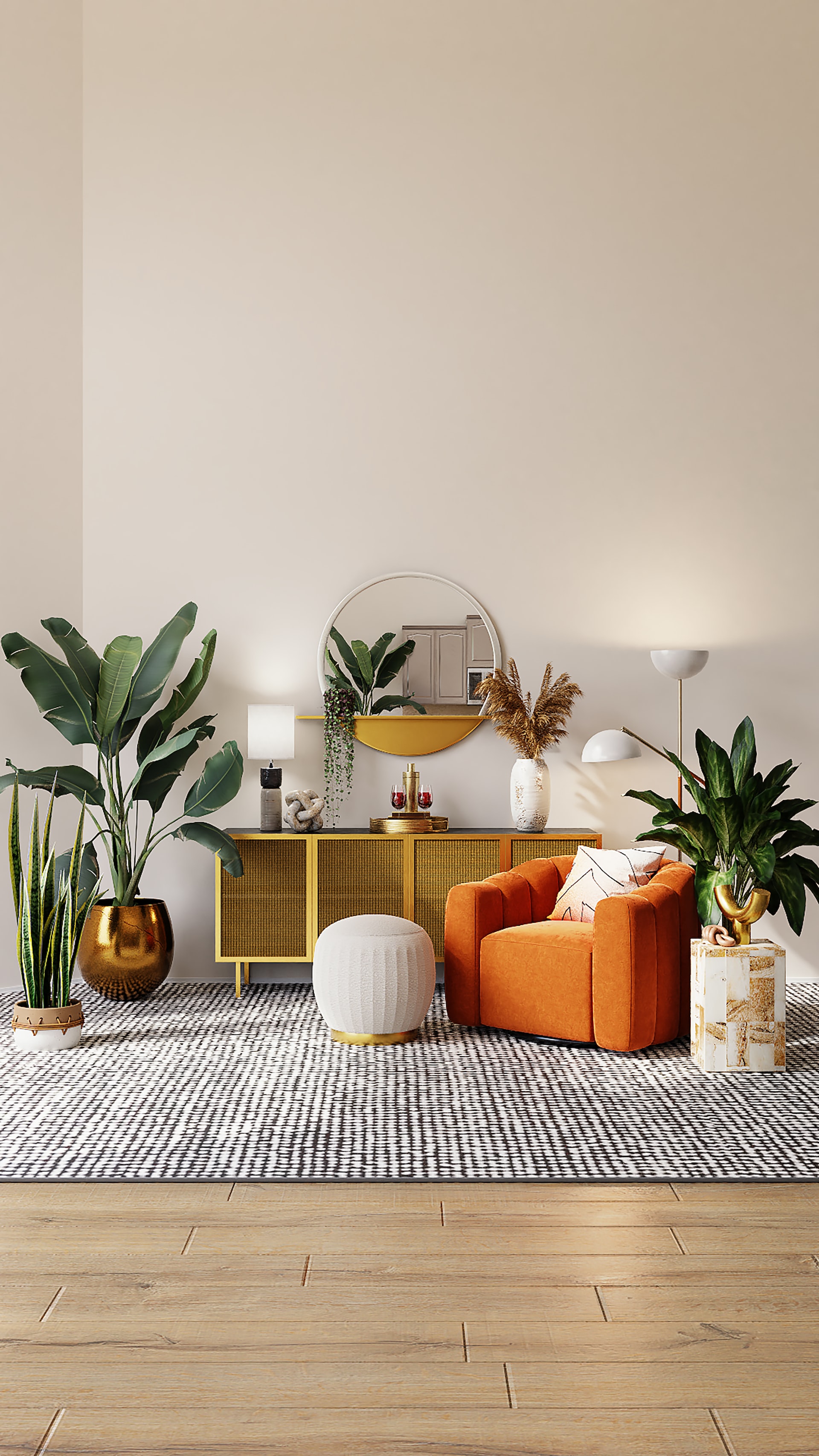 Elysian Spaces — apartment interior, 2025